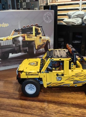 优必选(UBTECH)积木智能机器人JimuGo中车矿车巨无霸模型积木玩具