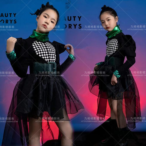 女童舞台走秀演出服儿童T台大赛