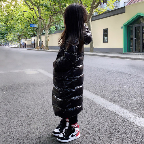 反季特卖清仓过膝韩版儿童羽绒服