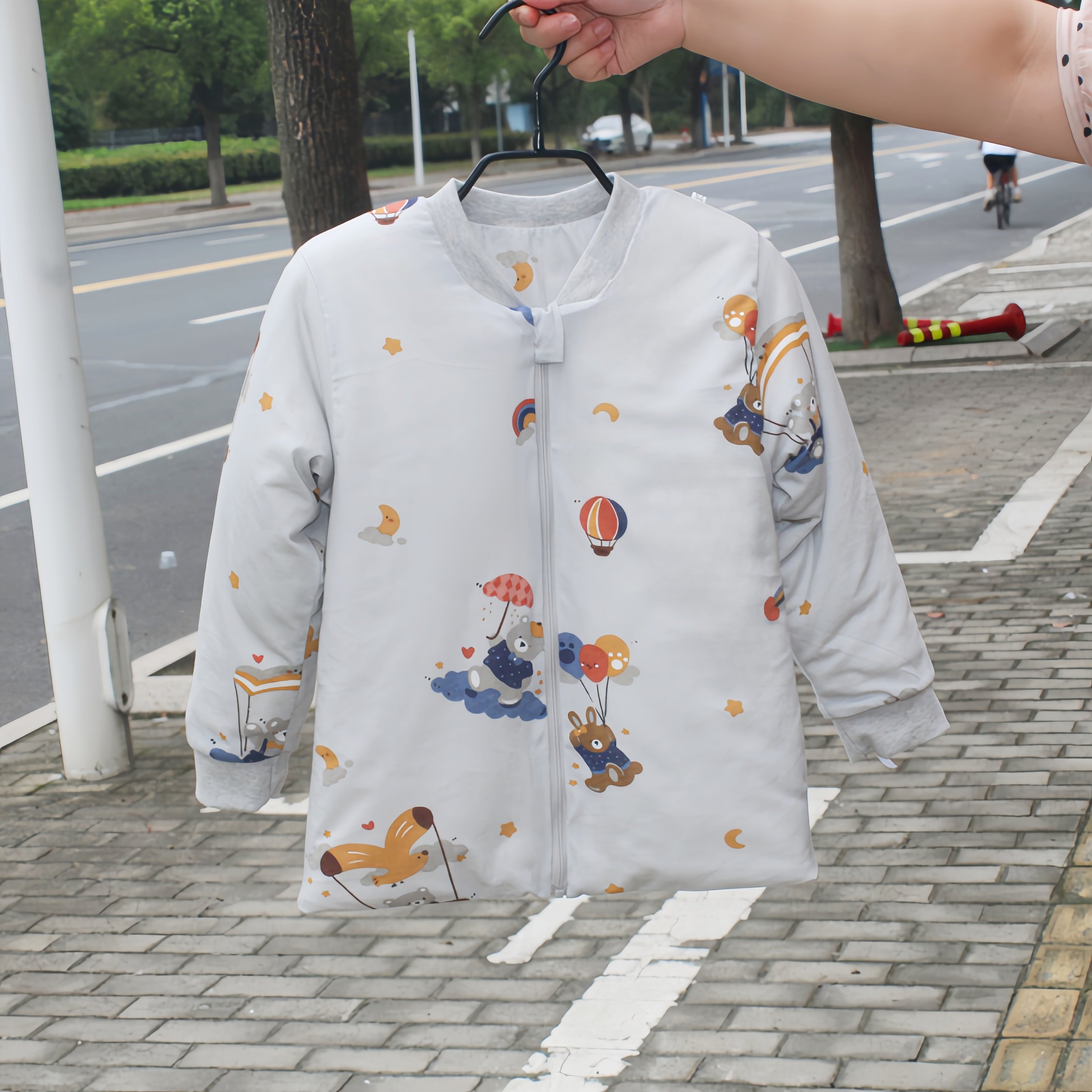 内胆可拆洗男生女生桑蚕丝保暖棉棉袄/棉服