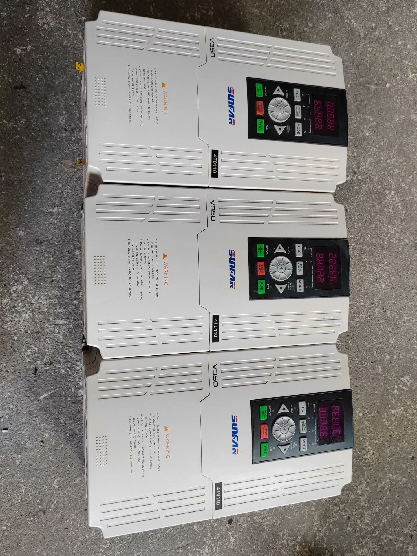 二手四方v350变频器11kw 380v v350-4t0110