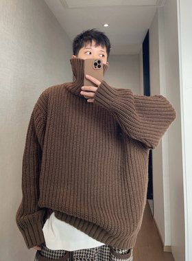 dannyandzee 1月4日上午十点 重磅纯色粗线高领毛衣