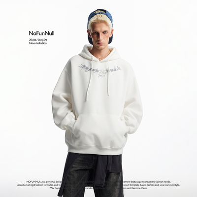 NOFUNNULL美式高街vibe印花卫衣