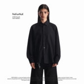 秋季 美式 基础款 NOFUNNULL 通勤衬衫 男女cleanfit宽松百搭衬衣外套