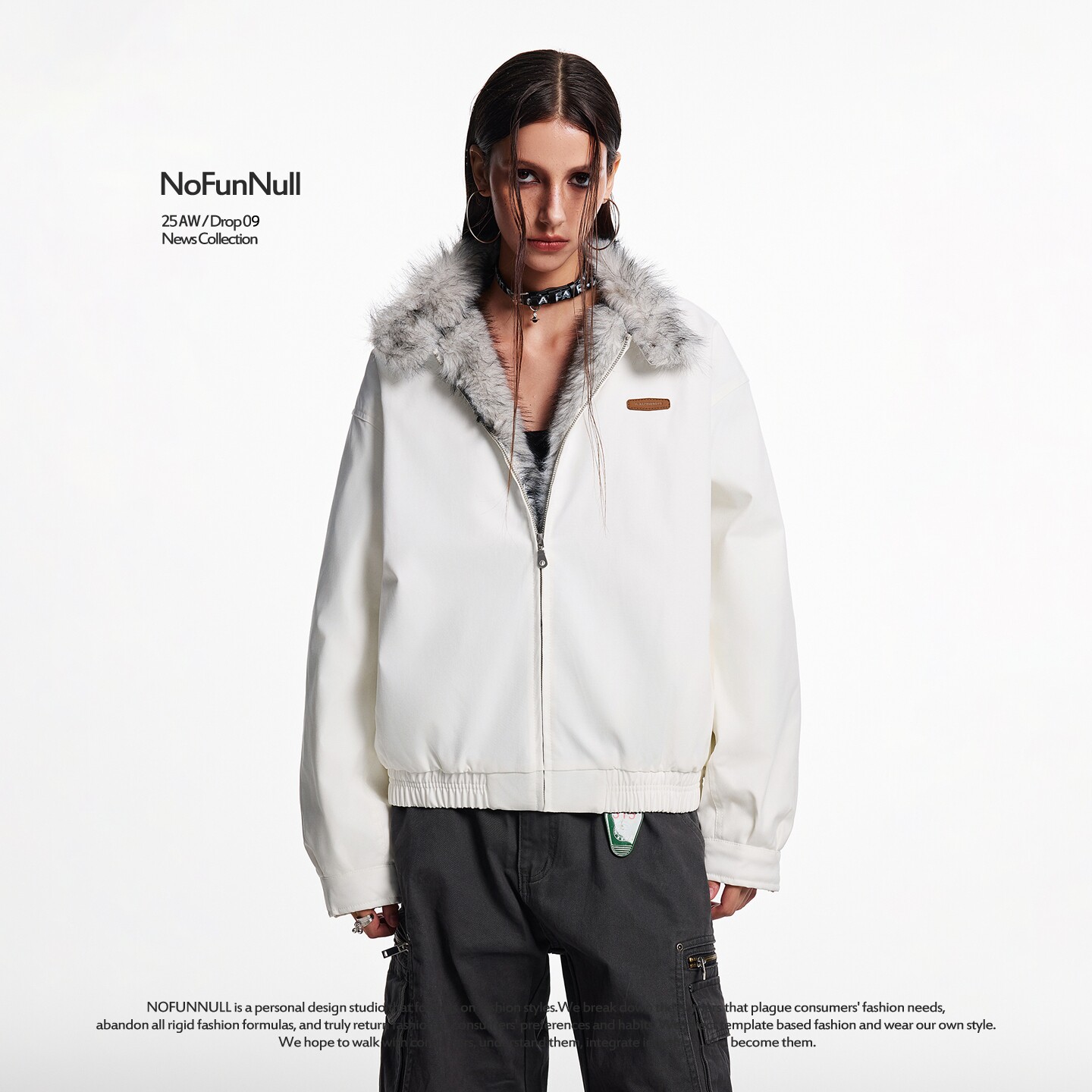 NOFUNNULL 美式哈灵顿仿貂毛棉服外套男女冬季加厚座山雕短款夹克,男装,棉衣,淘宝优惠券,粉丝福利购,淘宝优惠卷