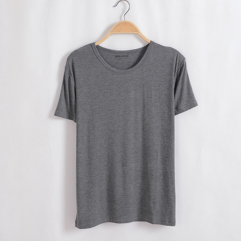 MODAL MENS PAJAMAS TOPS SHORT SLEEVE T-SHIRTS LOOSE THIN COTTON HOME SINGLE PIECE HOME EXTRA LARGE SIZE FAT AUTUMN AND SUMMER