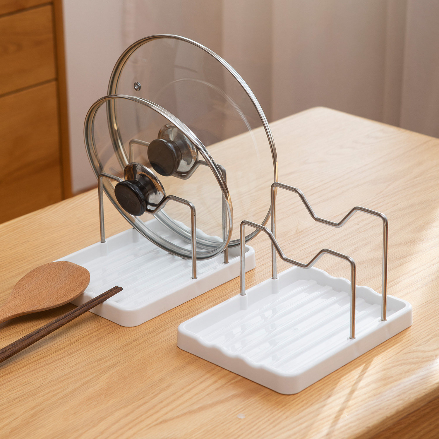 锅盖架厨房台面锅铲置物架多功能放锅盖收纳神器菜板砧板放置架子,厨房/烹饪用具,锅盖架/锅盖收纳垫,淘宝优惠券,粉丝福利购,淘宝优惠卷