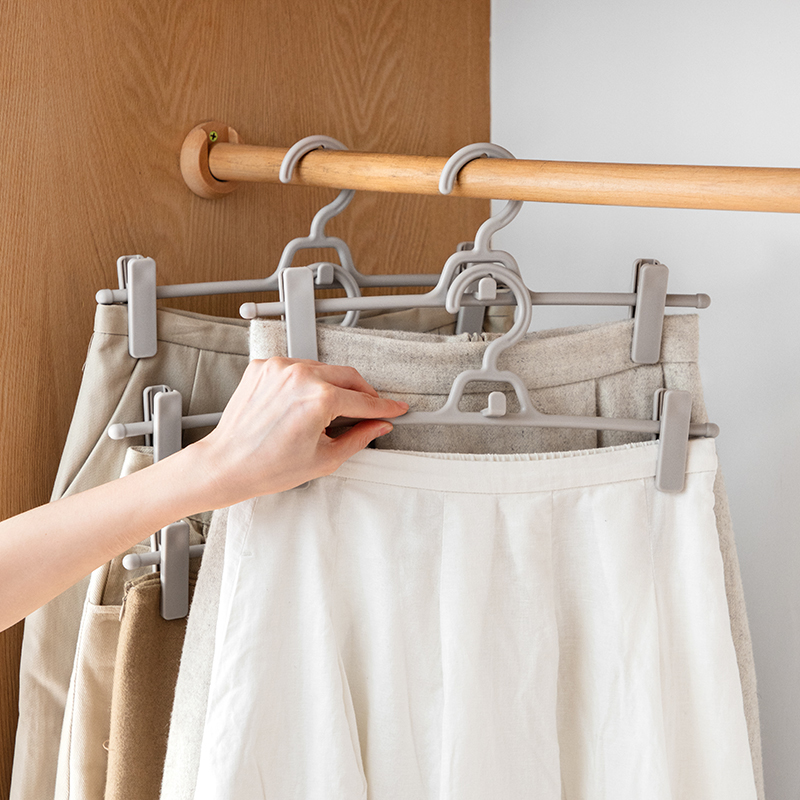 可叠加裤夹架裤子收纳神器