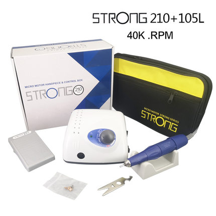 韩国世新210+strong105L原装进口手柄美甲打磨机牙科核雕电子刻机