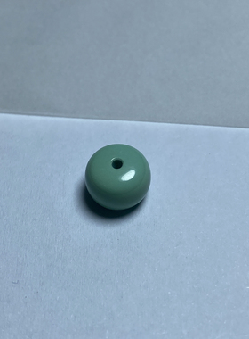 天然原矿绿松石老型珠桶珠散珠手串手链饰品diy配饰顶腰珠原矿