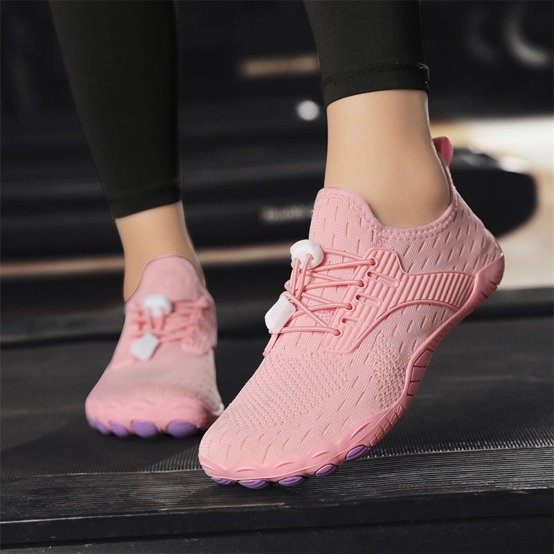 男女室内防滑耐磨减震运动鞋轻便软底健身训练鞋透气包脚瑜伽鞋子