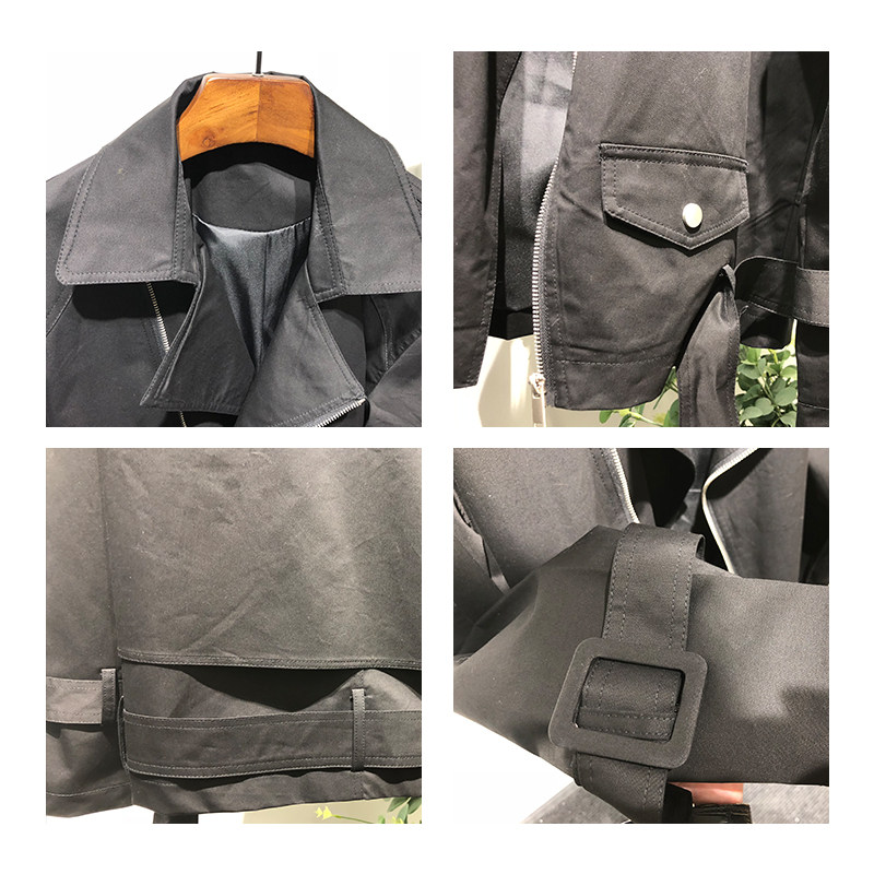 春秋款男士翻领夹克潮流韩版机车风都市百搭风衣潮A369-7001,男装夹克,电商B267