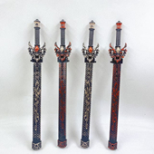 儿童塑料古铜玩具男孩子仿真弓箭盾牌刀剑武器舞台演出扮演道具