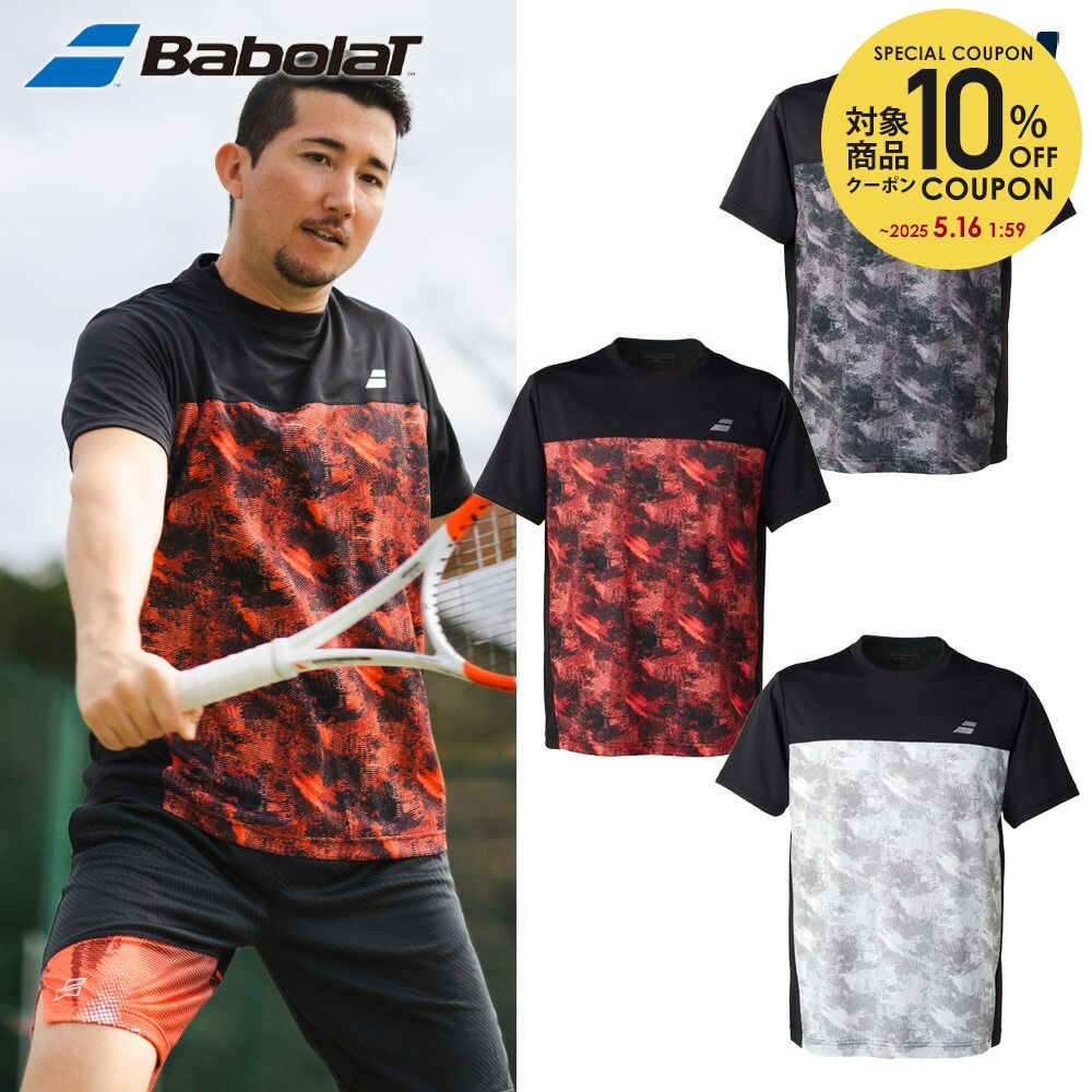 日本代购Babolat百宝力网球服男女通用羽毛球专业训练短袖T恤