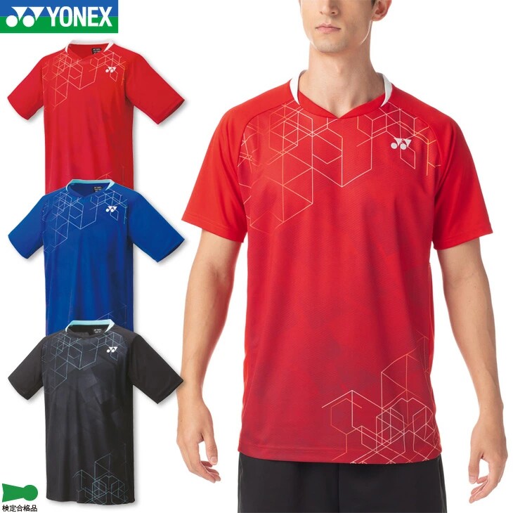 YONEX尤尼克斯男士短袖羽毛球服