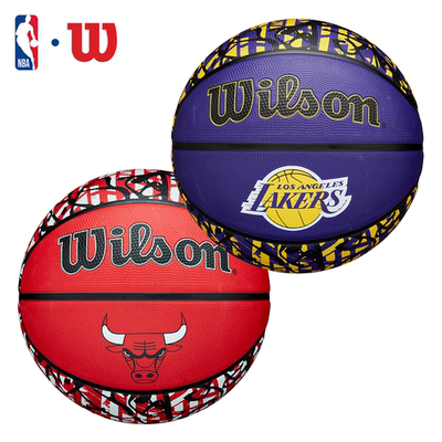 日本代购威尔胜 Wilson NBA TEAM GRAFFITI BSKT 室内篮球 7 码