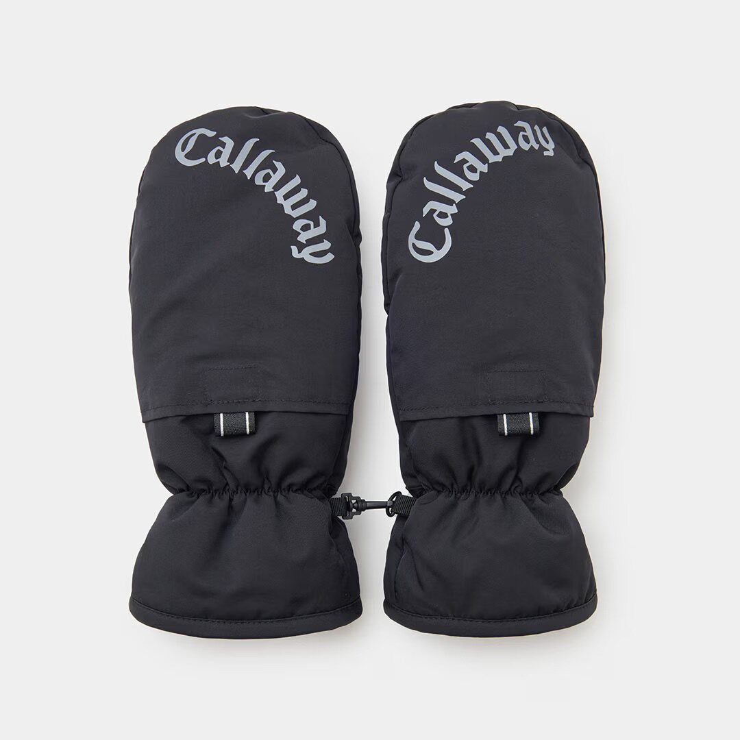 日本代购callaway卡拉威保暖手套滑雪全包连指户外手套防冻手套
