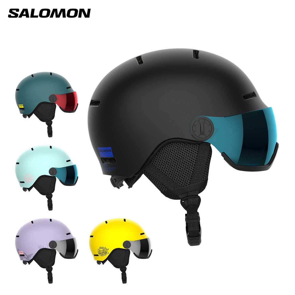 日本直邮代购SALOMON萨洛蒙儿童青少年滑雪头盔单板双板头盔2025