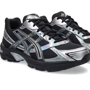 日本代购亚瑟士ASICS银黑色跑步鞋GEL-1130运动鞋休闲鞋男女款