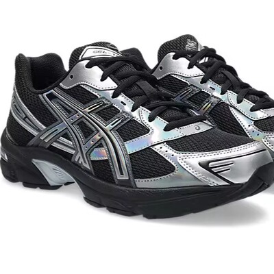 日本代购亚瑟士ASICS银黑色跑步鞋GEL-1130运动鞋休闲鞋男女款