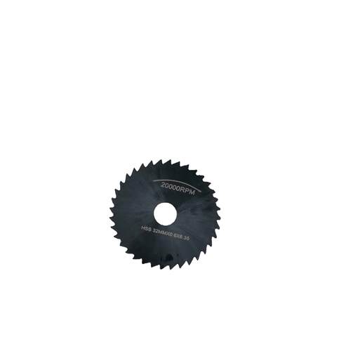 厂家供应氮化黑色迷你小锯片机用切割片32x0.6*6.35mm锋速切割