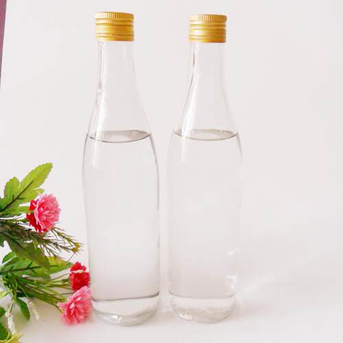 厂家生产透明一斤装白酒瓶 牛二酒瓶 黄酒瓶 简单酒瓶 玻璃酒瓶