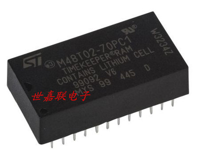M48T02-70PC1 PCDIP24封装 ST 一级代理 进口原装  现货