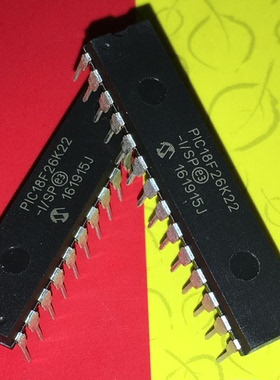 热销单片机PIC18F26K22-I/SP DIP28  微控制器 全新正品 拍前确认