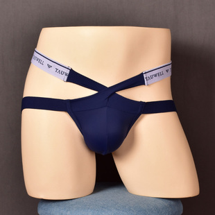 TAUWELL特为双丁裤低腰潮腰带时尚内裤舒适锦纶丁字裤交叉X型内裤