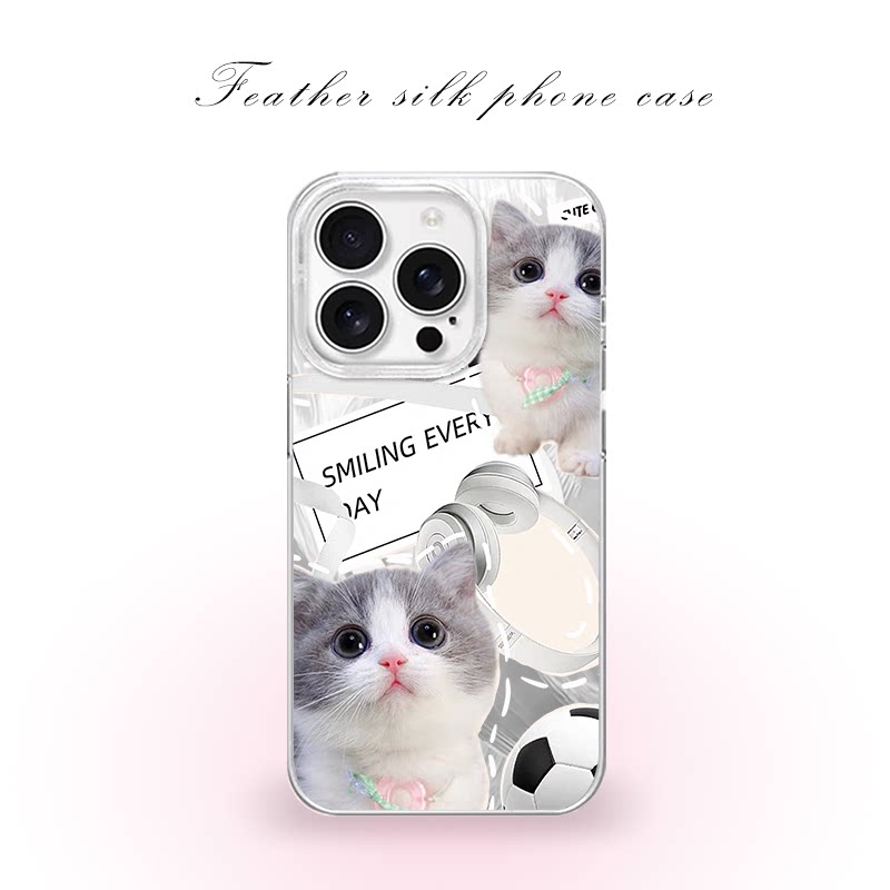 音乐足球猫咪用于iPhone17pro/16promax手机壳华为mete80一加13磁吸vivoS30羽纱红米K80小米17OPPO