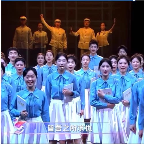 恰同学少年演出服初中生班服学院风高中生毕业服运动会合唱表演服