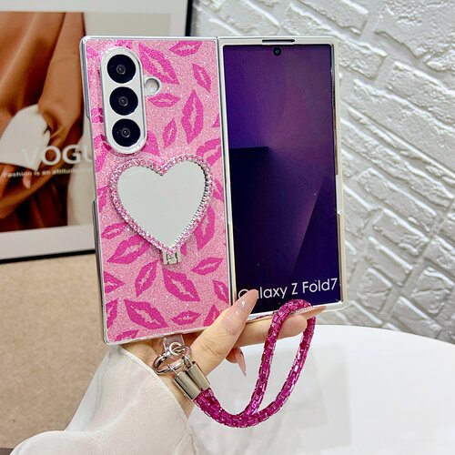 适用三星zfold7手机壳支架手链