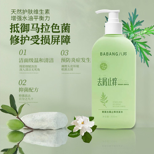 BABANG/八邦青蒿去屑止痒洗发水抑菌抵御马拉色菌修护控油洗发水