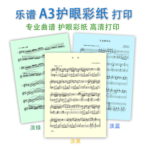 琴谱打印钢琴小提琴a3乐谱本