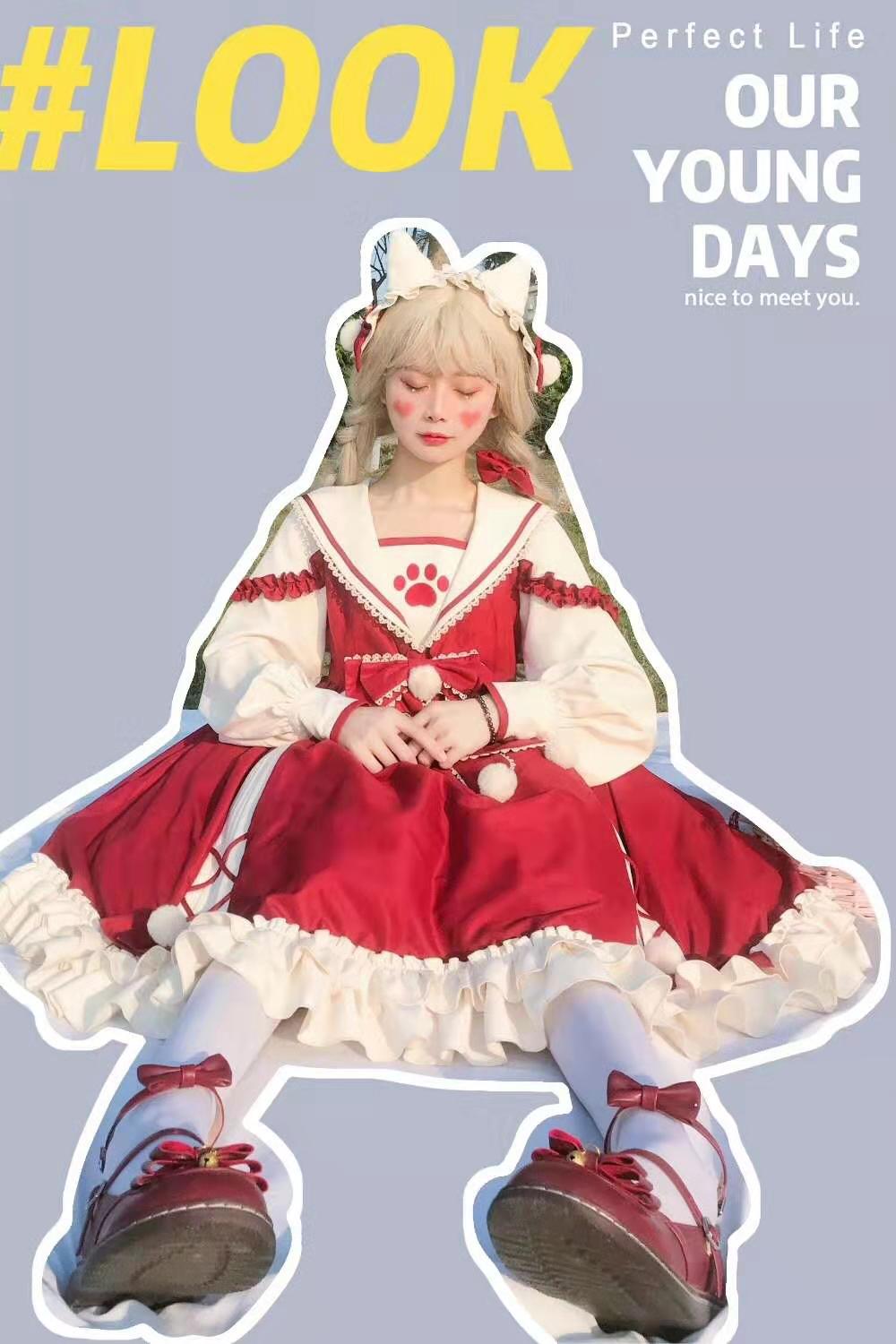 【完售展示】原创lolita纯色可爱