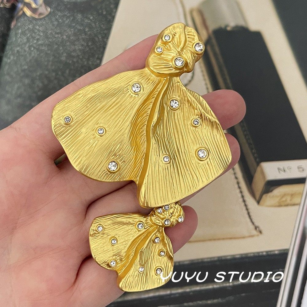 高档小香风蝴蝶镶钻金属纽扣毛呢大衣西服皮草装饰扣风衣连衣裙扣