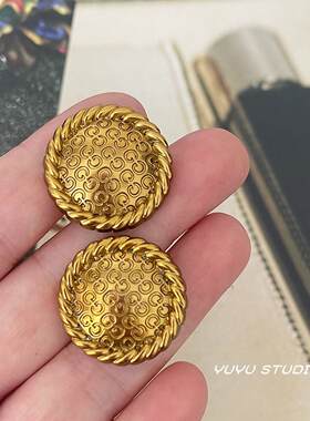 粗花呢外套毛衣开衫装饰扣
