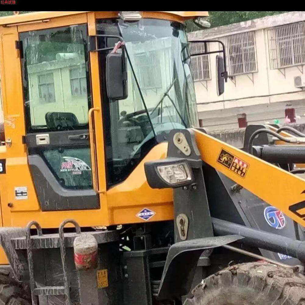 中科聚峰926小装载机铲车玻璃原车钢化前挡左右门上下后玻璃胶