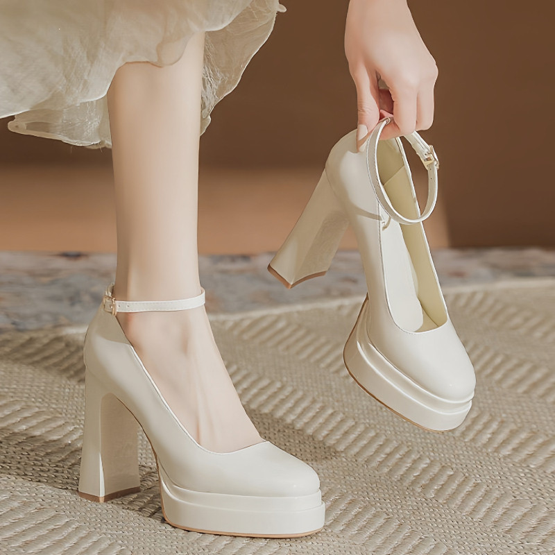 小个子福音防水台玛丽珍芭比高跟鞋女2026新款一字带气质百搭单鞋,女鞋,玛丽珍鞋,淘宝优惠券,粉丝福利购,淘宝优惠卷