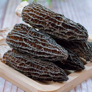 羊肚菌云南特产高山林地产六妹黑帽厚肉干货云南特产现收山货