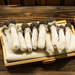 黑帽竹荪干货红托竹荪12公分净重久炖不烂不熏硫