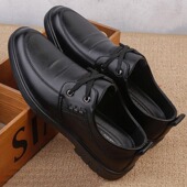 男商务正装 英伦百搭青年潮鞋 休闲男鞋 上班工作鞋 子男 黑色男士 皮鞋