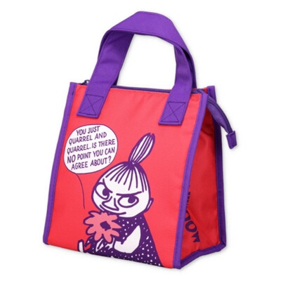 日系新款姆明卡通保温保冷包学生上班族午餐包可爱便当手提饭盒包