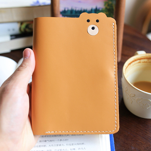 新款卡通真皮多功能出国留学证件护照收纳包小巧便携机票卡片夹