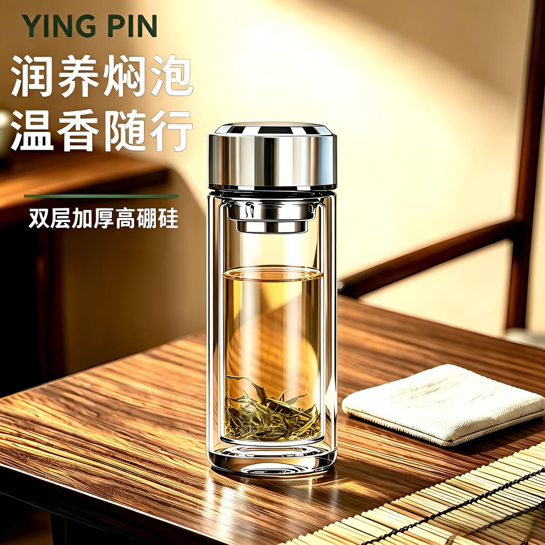 随手杯颜值水中神高硼硅车载礼品