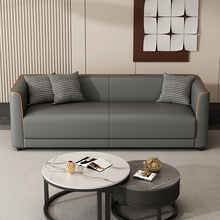 沙发小户型客厅简易出租房服装店休息区接待猫爪皮双人三人位家用