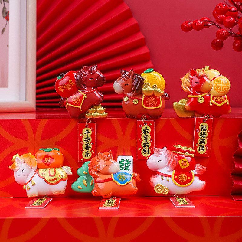 小马财财创意冰箱贴生肖马年礼物树脂工艺品景区批发礼品新年好物,家居饰品,装饰摆件,淘宝优惠券,粉丝福利购,淘宝优惠卷