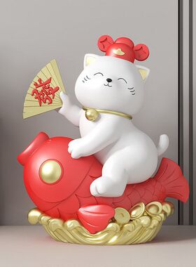 店铺桌面摆件家居猫创意存钱罐