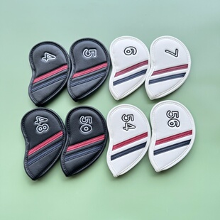 简约款 golf铁杆套保护帽套度数沙杆套切杆套球头帽套高尔夫球杆套