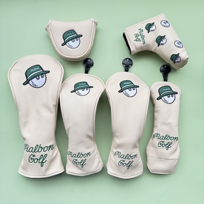 韩版渔夫帽高尔夫球杆套推杆套